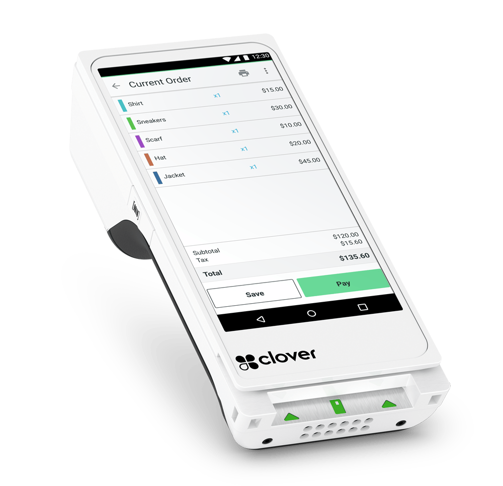 Image of the Clover Flex POS system.