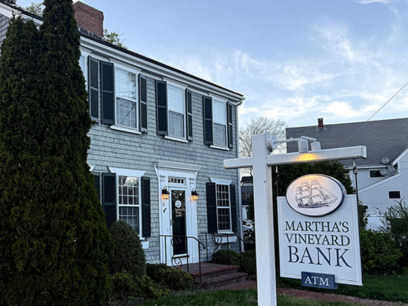 Photograph of Martha's Vineyard Bank office in Vineyard Haven.