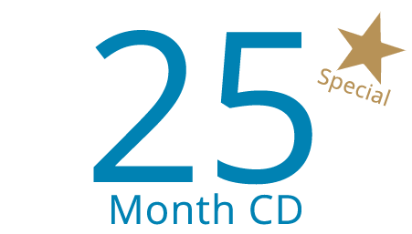 25 Month CD Special